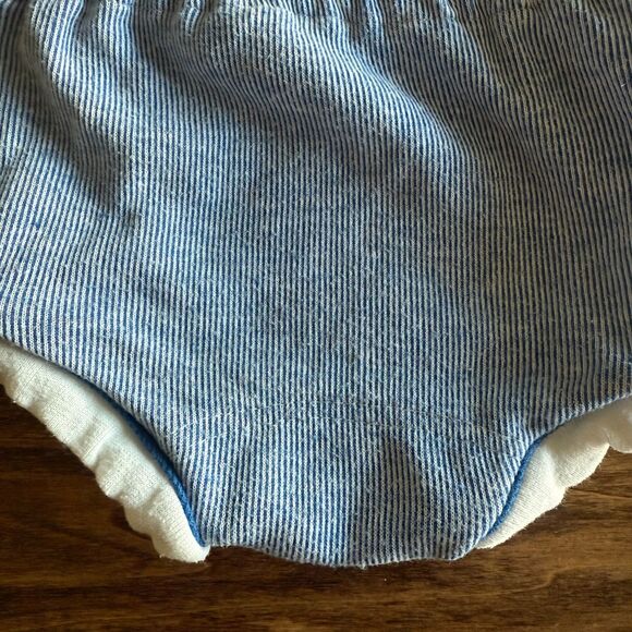 Vintage Train Shirt & Bloomers Matching Set Boys' 3-6 Months - Picture 9 of 12